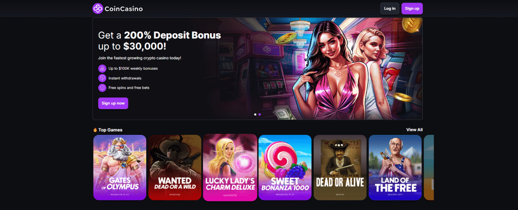 CoinCasino - crypto casinos